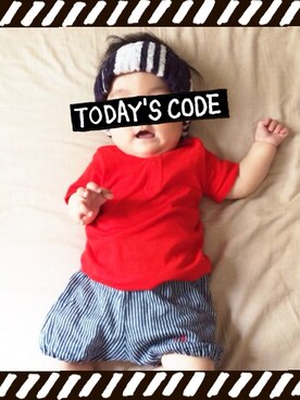 arataroさん（キッズ・80cm）の夏コーディネート