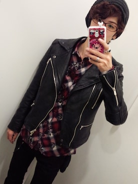 「5351 POUR LES HOMMES（ゴーサンゴーイチプールオム）のアイテム（その他）」を使った、ましゃきさん（メンズ・168cm）の秋コーディネート