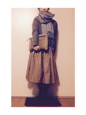 hii*さん（レディース・160cm）の冬コーディネート