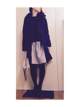 hii*さん（レディース・160cm）の冬コーディネート