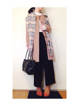 hii*さん（レディース・160cm）の冬コーディネート