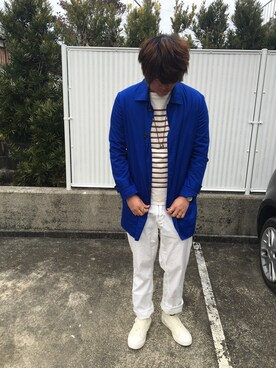 「mercibeaucoup,（メルシーボークー）のアイテム（アクセサリー）」を使った、MRさん（メンズ・177cm）の冬コーディネート