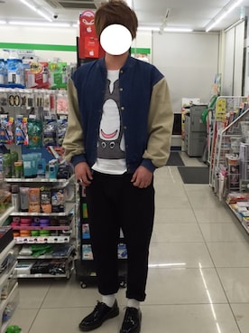「mercibeaucoup,（メルシーボークー）のアイテム（アクセサリー）」を使った、MRさん（メンズ・177cm）の冬コーディネート