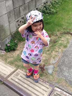 eriiι∞さん（キッズ・90cm）の夏コーディネート