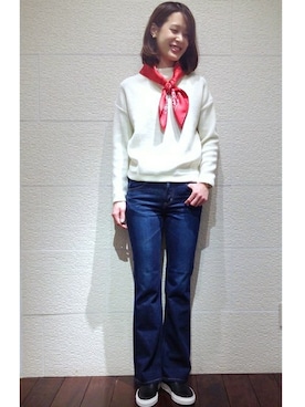 本田さん（レディース・170cm）の冬コーディネート