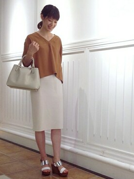 本田さん（レディース・170cm）の夏コーディネート