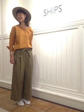 本田さん(レディース・170cm)の夏コーディネート