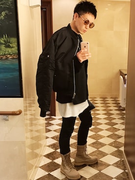 「#H&M」｜ITTENさん（メンズ・178cm）の秋コーディネート