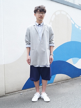 「ohta（オータ）のアイテム」を使った、ilkさん（メンズ・165cm）の春コーディネート