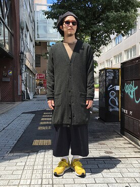 「アイテム（ハンチング/ベレー帽）」を使った、ilkさん（メンズ・174cm）の夏コーディネート