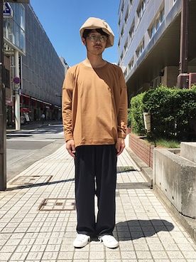 「FFIXXED STUDIOS（フィックスステュディオス）のアイテム」を使った、ilkさん（メンズ・165cm）の夏コーディネート