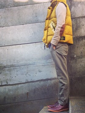 「tricker's」｜「アイテム（マウンテンパーカー）」を使った、minimaljpさん（メンズ・175cm）の春コーディネート