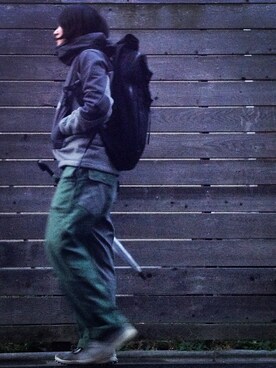 「and wander（アンドワンダー）のアイテム（ブルゾン）」を使った、minimaljpさん（メンズ・175cm）の冬コーディネート