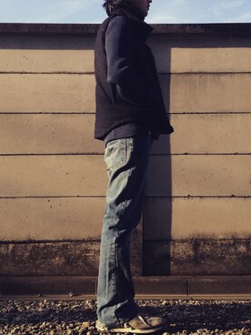 「Levi's（リーバイス）のアイテム（その他）」を使った、minimaljpさん（メンズ・175cm）の冬コーディネート