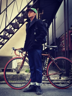 「LYTHA（リタ）のアイテム」を使った、minimaljpさん（メンズ・173cm）の秋コーディネート