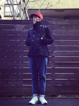 「LYTHA（リタ）のアイテム」を使った、minimaljpさん（メンズ・173cm）の冬コーディネート