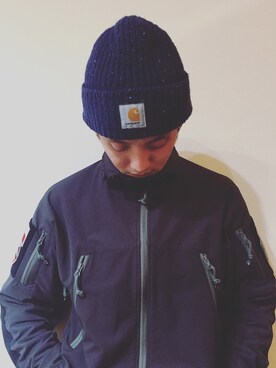 「Tilak（ティラック）のアイテム（ブルゾン）」を使った、minimaljpさん（メンズ・173cm）の冬コーディネート