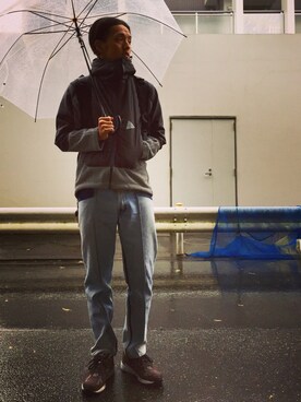 「and wander（アンドワンダー）のアイテム（ブルゾン）」を使った、minimaljpさん（メンズ・173cm）の秋コーディネート
