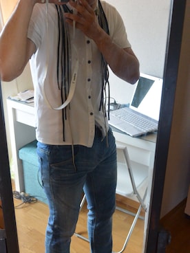 「KLEIN PLUS（クランプリュス）のアイテム」を使った、iyansoopさん（メンズ・175cm）の夏コーディネート