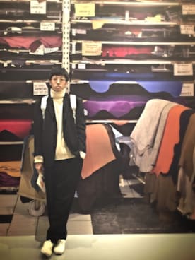 マカハシタコトさん（メンズ・180cm）の冬コーディネート