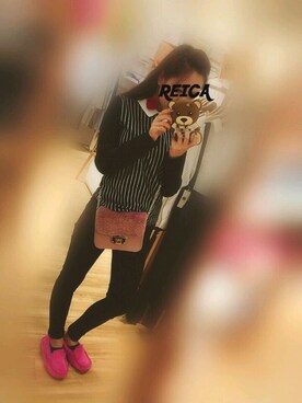 「OPAQUE（オペーク）のアイテム（シューズ）」を使った、Rrrchanさん（レディース・156cm）の秋コーディネート