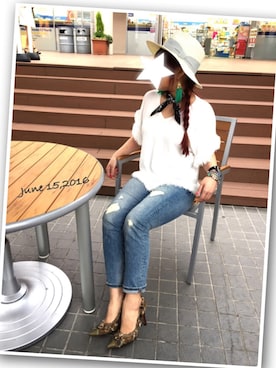 「アイテム（ファッション雑貨）」を使った、Azusa Kawaharaさん（レディース・156cm・30代）の夏コーディネート