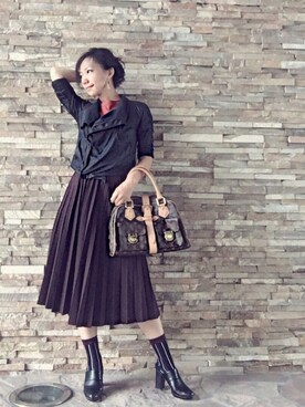 n@oさん（レディース・172cm）の秋コーディネート