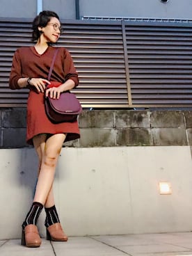 n@oさん（レディース・172cm）の秋コーディネート