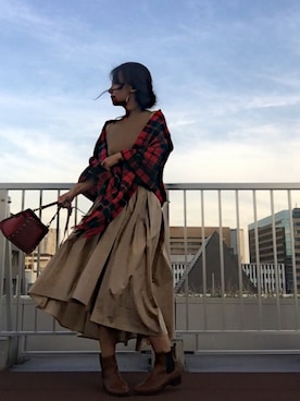 n@oさん(レディース・172cm)の秋コーディネート