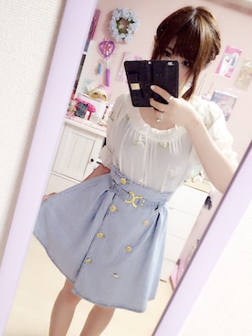 七味ちゃんさん（レディース・157cm）の夏コーディネート