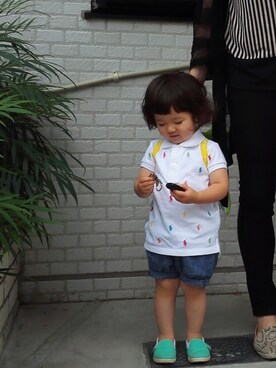 Suitoさん（キッズ・80cm）の夏コーディネート