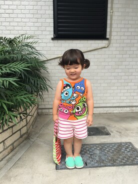 Suitoさん（キッズ・80cm）の夏コーディネート