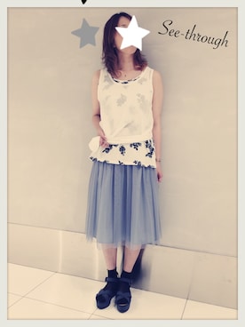 Rika*さん（レディース・158cm）の春コーディネート