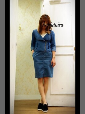 Rika*さん（レディース・158cm）の夏コーディネート