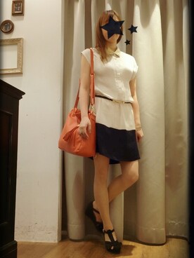 Rika*さん（レディース・158cm）の夏コーディネート