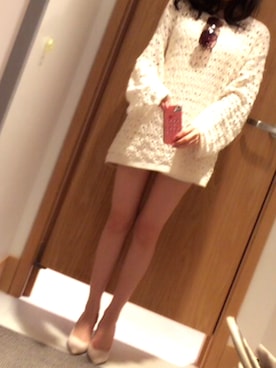 「SNIDEL（スナイデル）のアイテム（チュニック）」を使った、yukiさん（レディース・156cm）の冬コーディネート