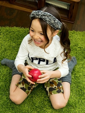 「REDDY APPLESEED（レディーアップルシード）のアイテム」を使った、F.O.OnlineStoreさん（キッズ・110cm）の春コーディネート