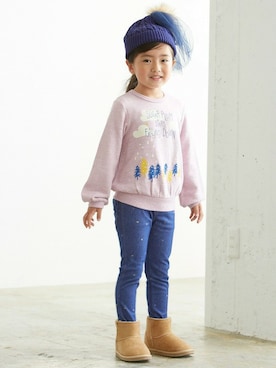 「Seraph（セラフ）のアイテム（帽子）」を使った、F.O.OnlineStoreさん（キッズ・110cm）の秋コーディネート