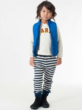 「apres les cours（アプレレクール）のアイテム（ブーツ）」を使った、F.O.OnlineStoreさん（キッズ・110cm）の秋コーディネート