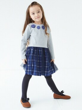 「apres les cours（アプレレクール）のアイテム（その他シューズ）」を使った、F.O.OnlineStoreさん（キッズ・110cm）の秋コーディネート