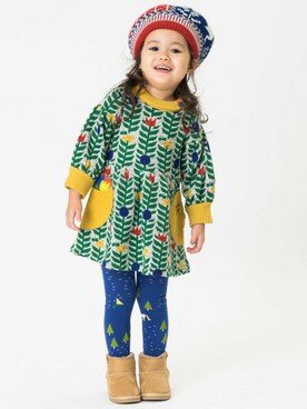 「Petit jam（プチジャム）のアイテム（帽子）」を使った、F.O.OnlineStoreさん（キッズ・110cm）の秋コーディネート