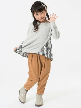 「apres les cours（アプレレクール）のアイテム（ブーツ）」を使った、F.O.OnlineStoreさん（キッズ・110cm）の冬コーディネート