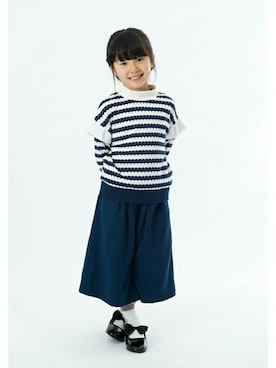「apres les cours（アプレレクール）のアイテム（その他シューズ）」を使った、F.O.OnlineStoreさん（キッズ・110cm）の冬コーディネート