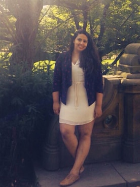 「plussize」｜「アイテム（シャツワンピース）」を使った、Yashi さん（レディース・170cm）の夏コーディネート