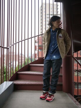 「JKT」｜MASAY (ANDSUNS Crew)さん（メンズ・172cm）の秋コーディネート