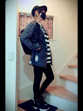 「Ameri（アメリ）のアイテム（スニーカー）」を使った、にぱさん（レディース・155cm）の夏コーディネート