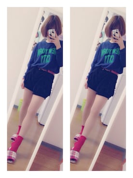 「WEGO（ウィゴー）のアイテム（ワンピース/ドレス）」を使った、하야미さん（メンズ・158cm）の春コーディネート