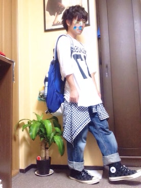 ベーコン274さん(メンズ・165cm)の夏コーディネート