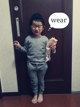「URBAN RESEARCH（アーバンリサーチ）のアイテム（パンツ）」を使った、mckさん（キッズ・110cm）の冬コーディネート