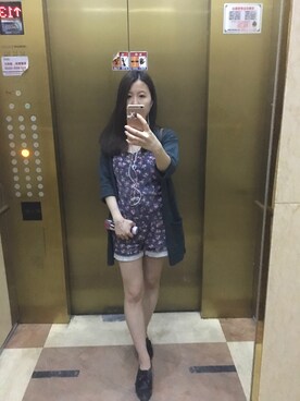 「ESPRIT（エスプリ）のアイテム（ピーコート）」を使った、bobbyturnupさん（レディース・158cm）の夏コーディネート